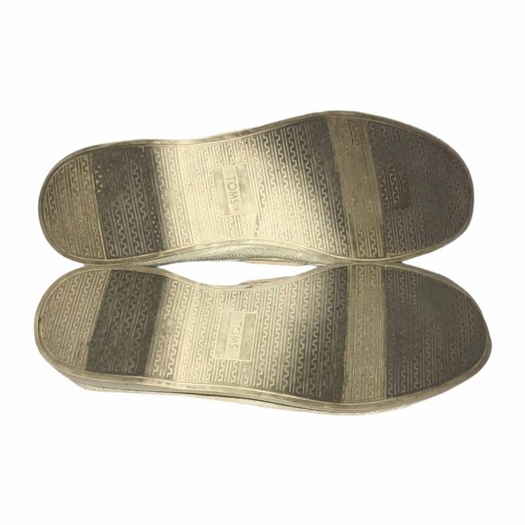 Toms Cream Linen Loafers Flats 7.5 - Picture 8 of 8